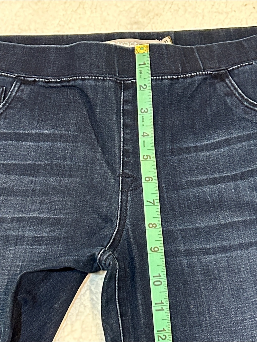 Tractr Pull On Mid Rise Flare Jeans size 31 Dark Wash Western Festival - Picture 11 of 13